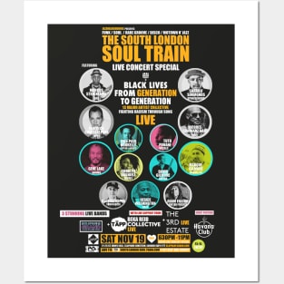 POSTER - THE SOUTH LONDON - SOUL TRAIN Posters and Art